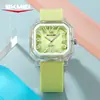 Reloj Time Beauty Estudiante Reloj de Cuarzo Simple Especial para Examen Silencioso Luminoso Reloj de Silicona para Hombre y Mujer Reloj Electrónico Impermeable