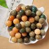 Raiz de Bodhi Natural Cor Rica de Caramelo Contas Redondas Pulseira de Bodhi Contas Espalhadas Contas de Buda DIY Pulseira de Brincadeira Cultural Acessórios Femininos