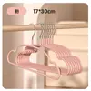 Perchas Gruesas Especiales para Niños con Recubrimiento de Plástico Nube, Antideslizantes, No Marcan, con Hombro Antideslizante, Doble Uso para Ropa Seca y Húmeda, Adecuadas para Bebés y Niños Pequeños