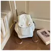 Mochila Casual de Estudiante de Color Sólido Simple y Elegante para Viajes y Trayectos, Nueva de Otoño 2026, Doble Hombro, Gran Capacidad
