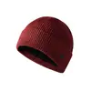 Chapéu de Veludo de Coelho Sintético Espesso de Inverno para Homens, Chapéu à Prova de Vento para Ciclismo com Proteção Auricular, Chapéu de Lã Tricotado Quente com Forro de Fleece, Chapéu para Frio Feminino