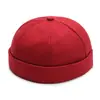 Gorras de Street Dance de Moda Estilo Coreano para Mujer, Boinas Redondas sin Visera Únicas, Gorras Tang para Hombre