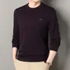 Sudadera de Felpa para Hombre 2025 Invierno para Hombre Cuello Redondo Casual Cálida de Manga Larga Camiseta Base al por Mayor