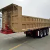 Fabricante Produz Semirreboque Basculante, Veículo de Transporte Leve com Teto Reto, Semirreboque Basculante de Contêiner