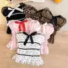 Top regata tomara-que-caia com poás contrastantes e bojo para mulheres, verão, afina a cintura, com babados, feminino, moderno, que reduz a idade