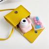 Monedero para Niños al Por Mayor Mini Crossbody Bolsa Pequeña Lindo Dibujo Animado Bolso de Hombro Niñas PU Gato Accesorios Bolsa Cuadrada Pequeña