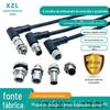 Conector M8 IP67 3 pinos 4 pinos Cabo automotivo Moldagem por injeção Cotovelo Reta Equipamento de sensor Plugue macho e fêmea
