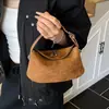 Bolso Retro de Diseño Exclusivo Bolso Dumpling para Mujer Otoño 2026 Nuevo Color Mate Lujo Ligero Bloqueo de Color Bolso de Hombro Cruzado