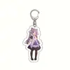 En stock Accesorio de anime Yuanshen llavero acrílico versión maid Keli pimonqin Barbara colgante para juego móvil