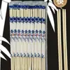 Pares de hashis descartáveis de bambu para uso doméstico, pares de hashis de bambu embalados individualmente, atacado da fábrica de dropshipping da Amazon