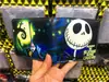 Cartera de horror de Nochebuena para hombre y mujer, cartera plegable, calavera JACK, cartera de dos pliegues, cartera corta para jóvenes
