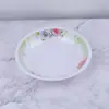 Vajilla de melamina plato de 9 pulgadas de melamina fábrica mayorista vajilla calcomanía blanca plato hondo plato de arroz plato de fruta