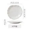 Vajilla de Cerámica Gruesa Estilo Retro Resistente a Altas Temperaturas para Uso Doméstico: Platos, Tazones de Arroz, Tazones para Sopa, Vasos para Agua, Platos Planos de Cerámica Esmaltada con Forma Irregular, Presentación Creativa