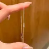 Pulsera de Plata de Ley S925 con Fila Completa de Diamantes para Mujer, Estilo Vintage de Lujo Ligero, Pulsera de Diseño de Nicho de Gama Alta, Popular en Xiaohongshu