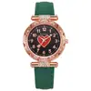 Reloj de Pulsera de Cuero Simple de Moda Transfronterizo para Mujer, Reloj de Cuarzo Casual para Estudiante, Venta al por Mayor desde el Fabricante