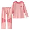Conjunto de ropa interior térmica de otoño para niños, pijamas a juego para padres e hijos, conjunto de ropa interior térmica para niñas y estudiantes, ropa para el hogar para niños y bebés