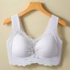 Sutiã Cropped Sem Costas de Renda Lindo, Sem Marcas, Push-up, Para Seios, Sem Aro, Com Bojo Fixo para Mulheres