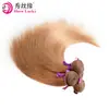 Cortina de Cabelo Humano de Linho Transfronteiriça Trama de Cabelo Humano Virgem Liso Cambojano