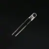 Apenas pin original 3MM/F3 inserção reta sem emenda cabeça redonda LED conta de lâmpada diodo emissor de luz verde esmeralda branco 10