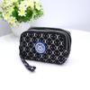 Bolso de nailon con cremallera de tres capas para teléfono móvil, moderno monedero multitarjeta, cartera para llaves, bolso de mano para mujer