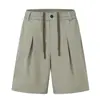 Yidao Vintage 2026 Verano Nuevo Retro Americano Funcionales Shorts de Carga Hombres Retro Casual Sueltos Color Sólido Shorts