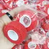 Venda Protectora para Dedos Anti-Desgaste para Estudiantes Autoadhesiva Elástica Muñequera Deportiva Cinta Protectora para Dedos Tela No Tejida Negra Venta al por Mayor Protección