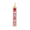 M22 novo pingente de cobre puro micro-incrustado Sonho de Amor Feliz Chefe Feliz letra feliz