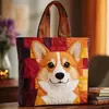 2026 Nova Série de Pássaros Transfronteiriça Estampa Digital Bolsa Tote Acolchoada de Ombro da Moda