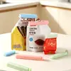 Clip de sellado de plástico para mantener frescos los refrigerios, el té, la leche en polvo, las bolsas de alimentos para el hogar, el clip de sellado, el clip portátil para alimentos