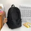 Mochila Escolar Femenina Estudiante Universitaria Color Sólido Estilo Preppy Versátil Gran Capacidad Mochila 2026 Nueva Mochila de Viaje para Computadora para Hombres