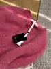 Feche os olhos e compre esta série! Elegante suéter de mohair rosa claro com gola redonda, de abotoamento simples, para o inverno, cardigã de tricô macio e aconchegante