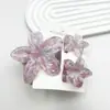 Conjunto Plumeria Europeu e Americano Mais Vendido Pegador Cruzado Grampo de Cabelo Florido Transfronteiriço Feminino Moda Feriado Parte de Trás da Cabeça Clipe de Tubarão Acessório de Cabelo
