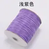 Corda para Pendurar Pingente de Cordão de Couro Encerado Coreano Fio Encerado Vermelho e Preto Cordão de Colar Acessório Pingente de Jade Unissex Corda Trançada