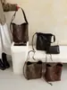 Bolsa de antebraço feminina, novo estilo 2026, moderna, de alta qualidade, retrô, bolsa de ombro para o dia a dia, bolsa tote de grande capacidade, bolsa transversal
