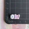 Mini tamaño pequeño Placa Letra Inglesa Bueno Resina Accesorios Funda para Teléfono Celular Zapatos de Cueva Cadena Llavero Accesorios de Joyería