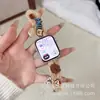 Correa de Reloj de Cachorro con Botón de Felpa para Otoño e Invierno Adecuada para Apple 10 S11 Huawei Gt6 Fit4 Xiaomi 10 Pulsera Metálica