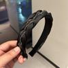 Pinza para el pelo de alta gama con incrustaciones de diamantes, diadema para el pelo para mujer 2024, moda elegante, para ir de compras, tocado para el pelo, para presionar el pelo, para lavar la cara, diadema