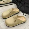 Medias Pantuflas Listas para Usar de Liberación Rápida para Ropa de Exterior de Mujer, Elegantes y Creativas Sandalias de Verano para Exteriores Antideslizantes para Mujer, Sandalias Planas Simples Casuales de Punta