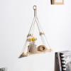 Ins Estilo Tecido Armazenamento Rack Estante Decoração Homestay Home Tábua de Madeira Decoração de Parede Bay Janela Varanda Armazenamento Rack Presente