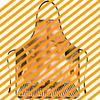 Delantal transfronterizo creativo impresión 3D impermeable antiadherente alto valor de color delantal hecho a medida en stock una generación de etiquetado gratuito