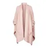 Manta Chal de Venta Caliente Transfronteriza Ropa de Casa para Mujer Pijama de Medio Forro Polar en Stock Se Puede Usar al Aire Libre Temporada de Otoño e Invierno TikTok Personalizado