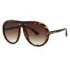 Gafas de Sol Estilo Nuevo Aviador Marco Grande Gafas de Piloto Retro Estilo Ins Modernas de Cruzar la Frontera Gafas de Sol Parasol