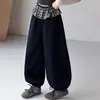 Pantalones de Niña Otoño Pantalones de Chándal 2026 Nuevos Pantalones Casuales para Niños Pantalones de Pierna Ancha para Niñas Atuendo de Otoño Pantalones Deportivos para Niñas Grandes