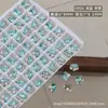 Pedras de Strass para Unhas K9 Ovo de Pombo, Celebridade da Internet Super Brilhantes Esmeralda Oval Grandes Pedras de Strass Sem Base, Bolas de Strass para Nail Art Prontas