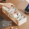 Caja organizadora de cables de datos para escritorio, organizador de enchufes y cables tipo cajón, para ordenar cargadores de computadora y cables de alimentación
