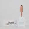 Cabezal para Pulir Uñas de Aleación de Acero de Tungsteno Oro Rosa Remoción Rápida de Uñas Cabezal Redondo Cilíndrico para Pulir Uñas Herramienta de Manicura para Pulir