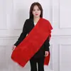 Rojo Chino Bendición de Paz Bufanda Roja Apertura de Empresa Evento de Reunión Anual Bordado Patrón de Impresión diy