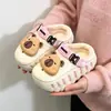 Pantuflas de Algodón para Niños para Otoño e Invierno, Impermeables y Cálidas para Niños, Antideslizantes para Interiores para Niñas, de Dibujos Animados para Bebé con Cubierta de Talón, para Uso en Exteriores