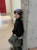 Pantalones Camuflaje Estilo Coreano Yx para Niños Otoño 2026 Estampado Completo de Estrellas Ropa de Trabajo de Bolsillo de Pierna Ancha para Niños
