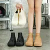 Botas de Lluvia para Mujer, Botas de Lluvia Cortas Impermeables Antideslizantes de Moda para Estudiantes, Zapatos de Agua Resistentes al Desgaste para Cocina Lavado de Autos Ropa de Trabajo, Zapatos de Goma para Adultos